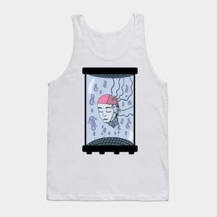 Cyborg Head Tank Top